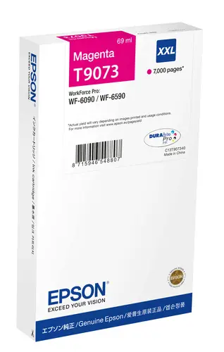 Epson T9073 Magenta Cartucho De Tinta Pigmentada Generico - Reemplaza C13T907340