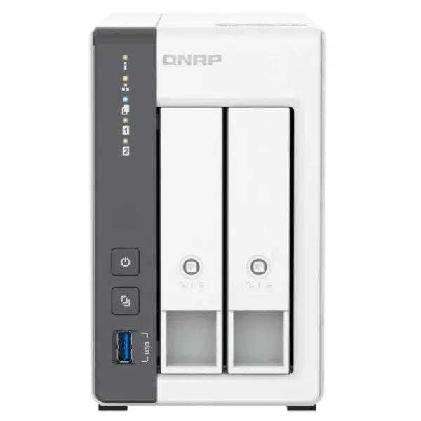 Qnap Ts-216G Nas Torre Procesador Arm Cortex-A55 - Memoria 4Gb - 2 Bahias 2.5", 3.5" - Usb, Rj-45 2.5Gb - Ventilador 70Mm