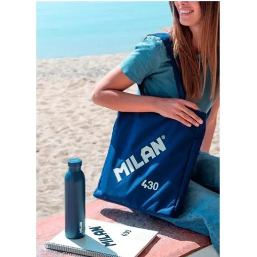 Milan Bolso Shopper Colección 430 Since 1918 Azul Marino