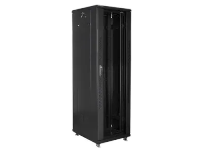 Lanberg Armario Rack 42U Independiente Negro FF01-6842-12B