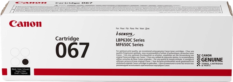 Canon 067 Negro Cartucho De Toner Original - 5102C002