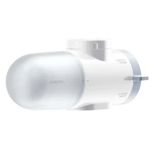 Xiaomi Faucet Water Purifier Purificador De Agua Para Grifo - Filtracion En 5 Etapas Con Carbon Activo - Filtro Ceramico Lavable - 3 Modos De Agua - Instalacion Rapida Sin Electricidad - Color Blanco