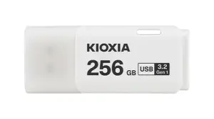 Kioxia U301 Unidad Flash USB 256 GB Tipo A 3.2 Gen 1 Blanco
