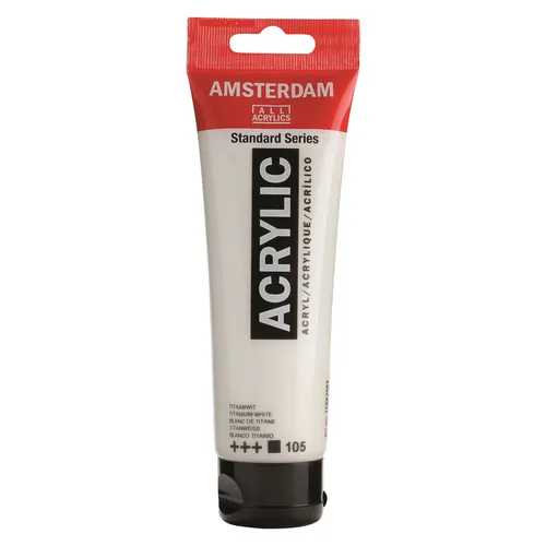 Talens Acrílicos Tubo 120ml Blanco De Titanio Standard Series