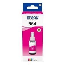 Epson Tinta Bote Magenta Ecotank L355, 555 / Et-2500, 2550 , 2600 , 4500, 14000  - Nº 664