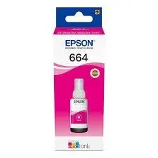 EPSON TINTA BOTE MAGENTA ECOTANK L355, 555 / ET-2500, 2550 , 2600 , 4500, 14000  - Nº 664