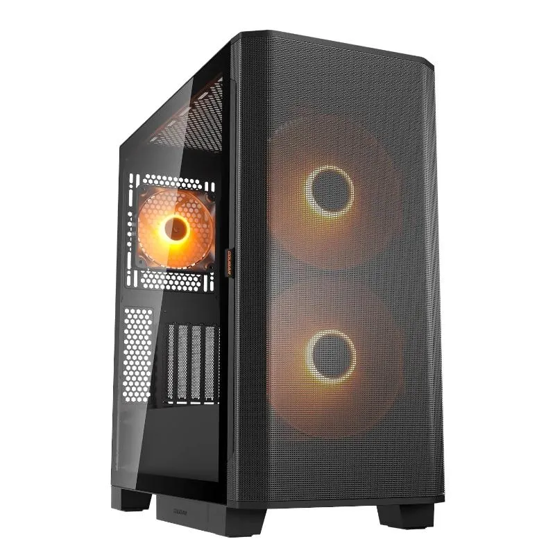 Cougar Caja Semitorre Airface Flo Rgb Black