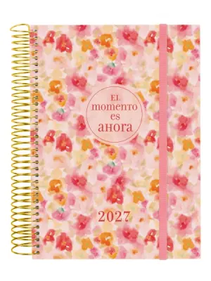 Finocam Agenda Anual 2027 - 1 Día por Página - E10 - 155x212mm - Espiral - Tapa de Polipropileno