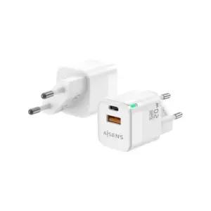 Aisens Cargador GaN 20W USB-C PD 3.0 Blanco