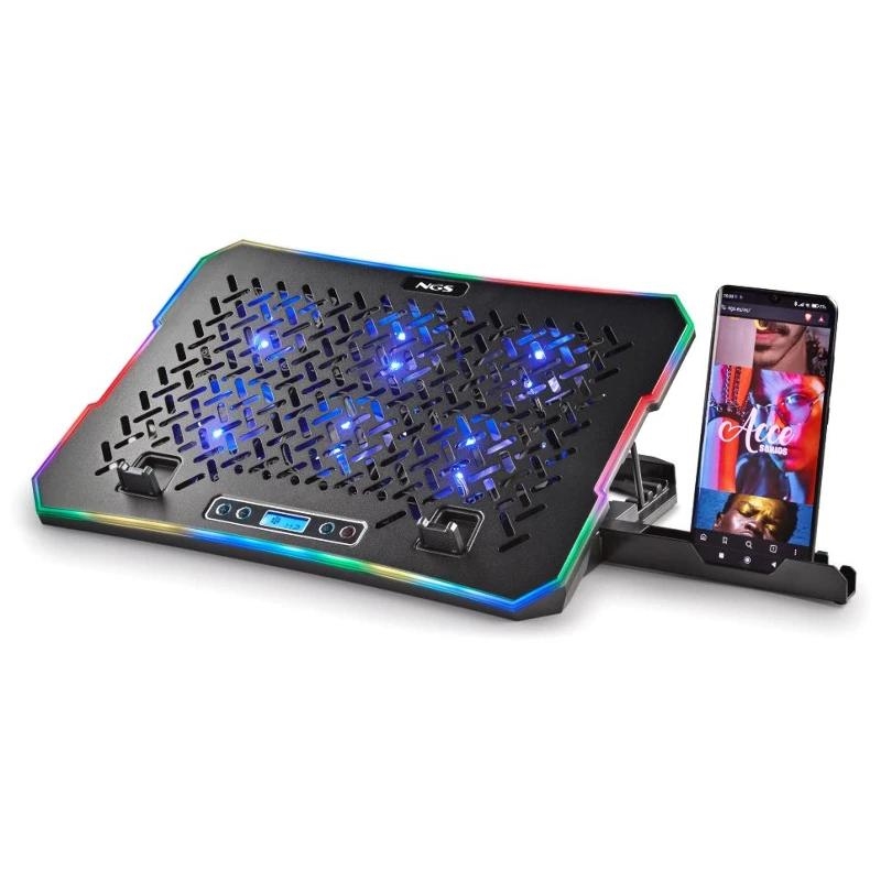 Ngs Base Refrigeradora Portátil 15,6" 6 Vent