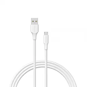 Vention Cable USB 2.0 Macho a MicroUSB Macho 1m 3A 60W 480Mbps Blanco