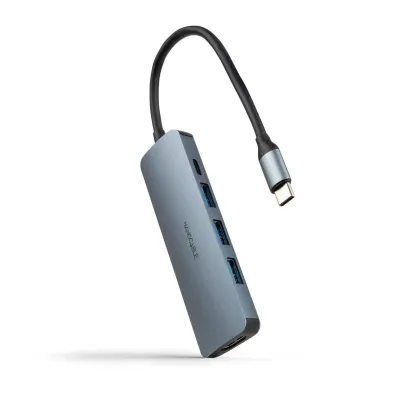 Nanocable Hub USB-C 3xUSB-A, HDMI y USB-C PD