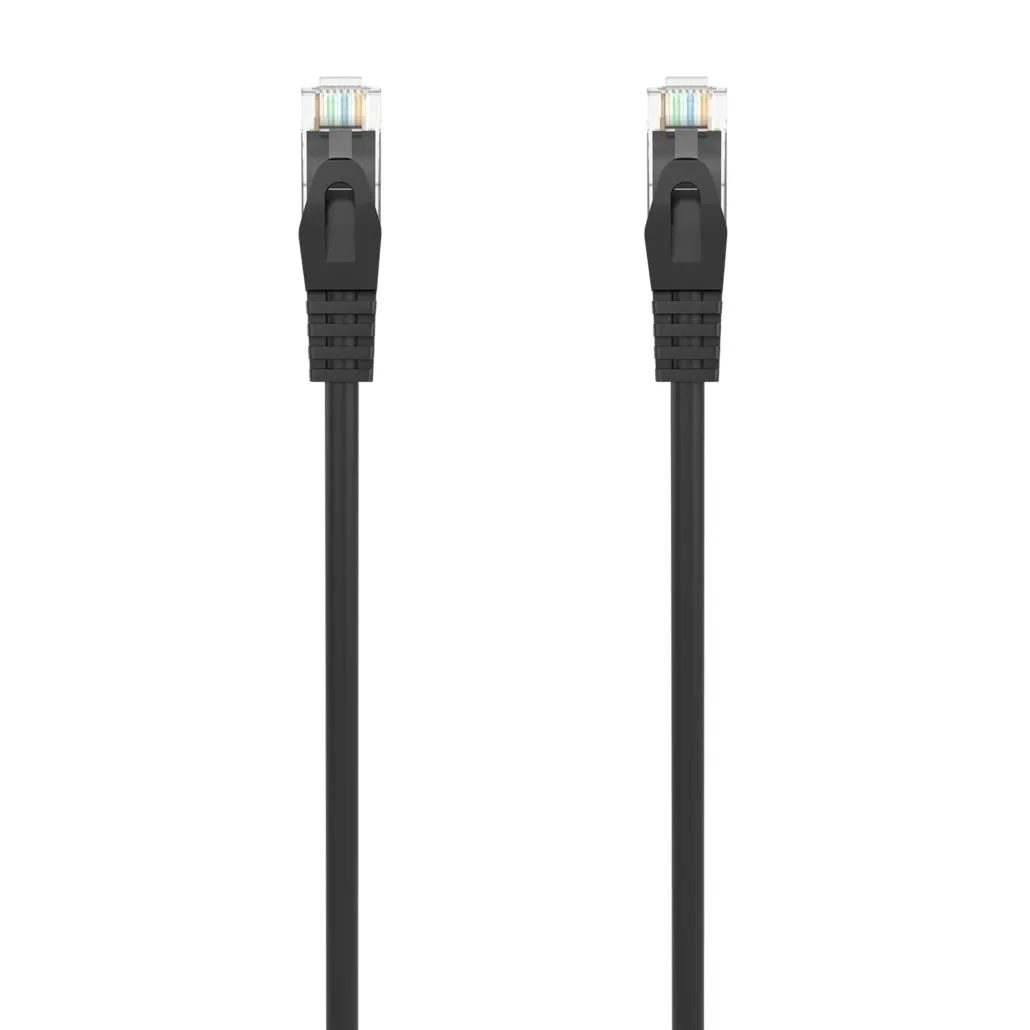 Aisens Cable De Red Latiguillo Rj45 Lszh Cat.6 Utp Awg24 Negro 2,0 M