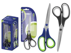 Bismark Tijeras de Oficina Acero Inoxidable 21cm con Empuñadura Ergonómica