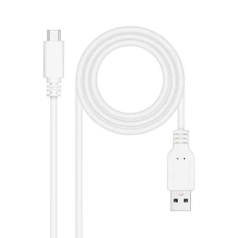 Nanocable Cable USB 2.0 3A USB-C a USB-C 1.5M Blanco