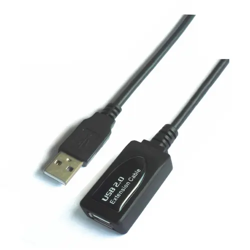 Aisens Cable Extensión Usb 2.0 Prolongador Con Amplificador, Tipo A Macho A Tipo A Hembra, 5 Metros