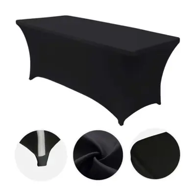 SunGarden Funda Para Mesa de Resina 180x74x74cm Color Negro