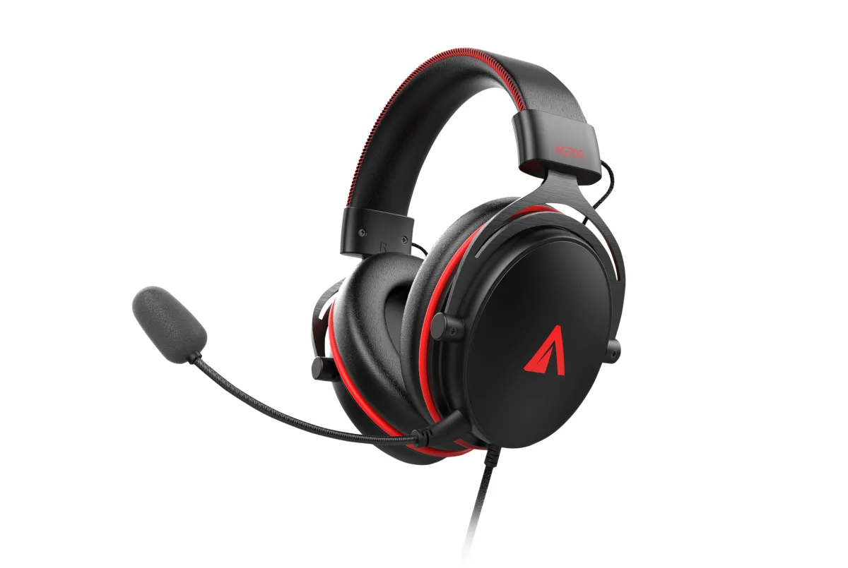 Headset Abysm Ag700 Pro 7.1 Black - Sonido Virtual Inigualable