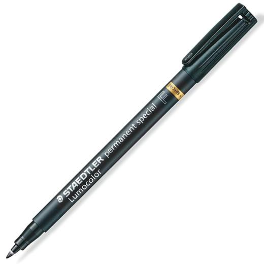 Staedtler Rotulador Especial Permanente Lumocolor F Negro