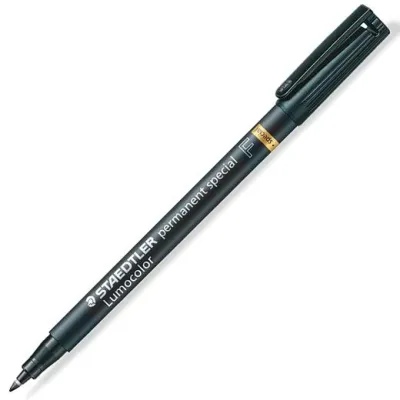 Staedtler Rotulador Especial Permanente Lumocolor F Negro