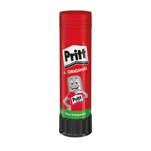 Pritt Barra de Pegamento Grande 43g Sin Disolventes 97% Ingredientes Naturales Lavable