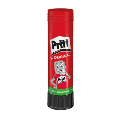 Pritt Barra de Pegamento Grande 43g Sin Disolventes 97% Ingredientes Naturales Lavable