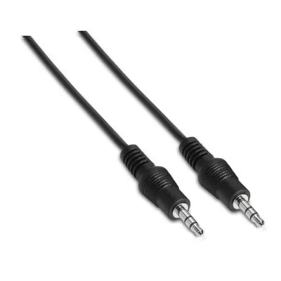 Aisens Cable Audio Estereo - Jack 3.5/M-Jack 3.5/M - 0.3 M - Color Negro