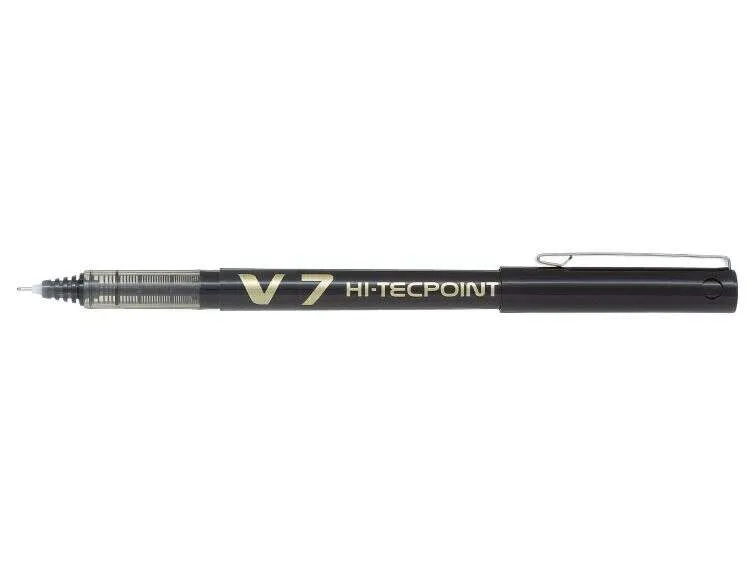 Pilot V-7 Hi-Tecpoint Roller Tinta Líquida Negra