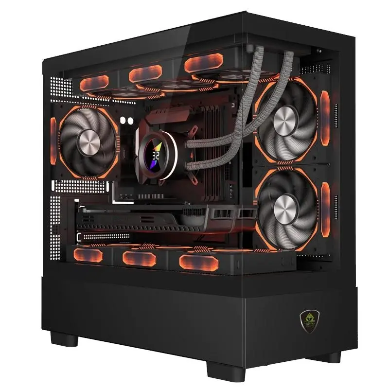 KEEP OUT Caja M-ATX XC-301 con 3 Ventiladores y USB 3.0 con Cristal Templado