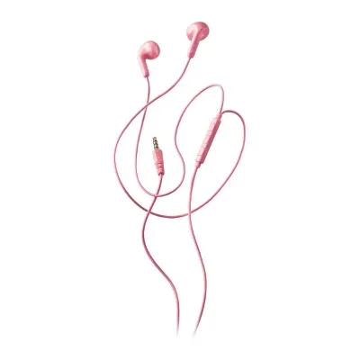 NGS Cross Flip Auriculares Intraurales con Micrófono Jack 3,5mm Rosa