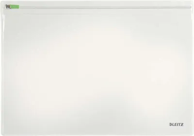 Leitz Traveller Pack de 2 Fundas Multiusos Transparentes 230x1x330mm Cierre Cremallera