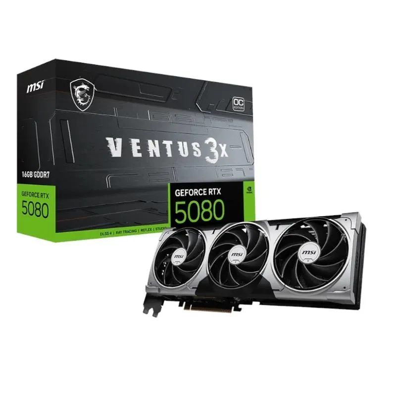 Msi Vga Nvidia Rtx 5080 16G Ventus 3X Oc Ddr7