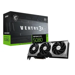 MSI NVIDIA RTX 5080 16GB VENTUS 3X OC DDR7 Graphics Card
