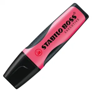Stabilo Boss Executive Marcador Fluorescente Recargable Rosa 2-5mm Tinta Base Agua