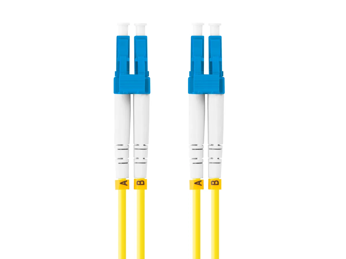 Lanberg FO-LULU-SD11-0020-YE Cable de fibra óptica e InfiniBand 2 m LC Amarillo