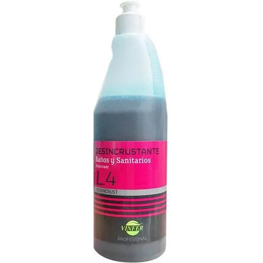 Vinfer Limpiador Multiusos L4 Desincrustante Baños Y Sanitarios Botella 750Ml