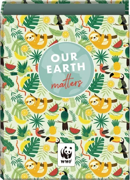 Dohe Wwf Tropic Carpeta De 4 Anillas Mixtas De 40Mm - Formato Folio - Cubierta En Carton Forrado Plastificado