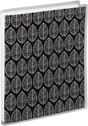Hama Album de Fotos La Fleur - 24 Hojas - 12x17cm - Color Negro