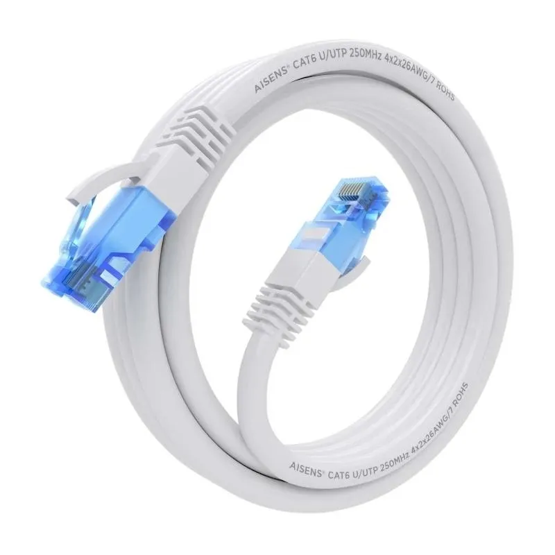 Aisens Cable Rj45 Cat.6 Utp Awg26 Cca Blanco 2.0