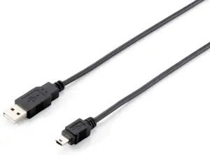 EQUIP Cable USB-A a MiniUSB 1.8M
