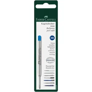 Faber Castell Recambio Bolígrafo XB Azul Blister 1 Unidad