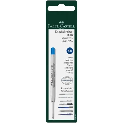 Faber Castell Recambio Bolígrafo XB Azul Blister 1 Unidad