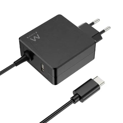 Ewent Cargador USB-C PD 45W con Puerto USB-A