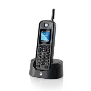 Motorola O201 Teléfono DECT Largo Alcance Negro