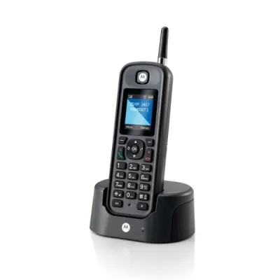 Motorola O201 Teléfono DECT Largo Alcance Negro