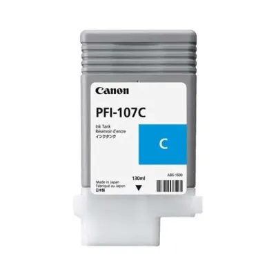Canon PFI107 Cyan Cartucho de Tinta Original PFI107C/6706B001
