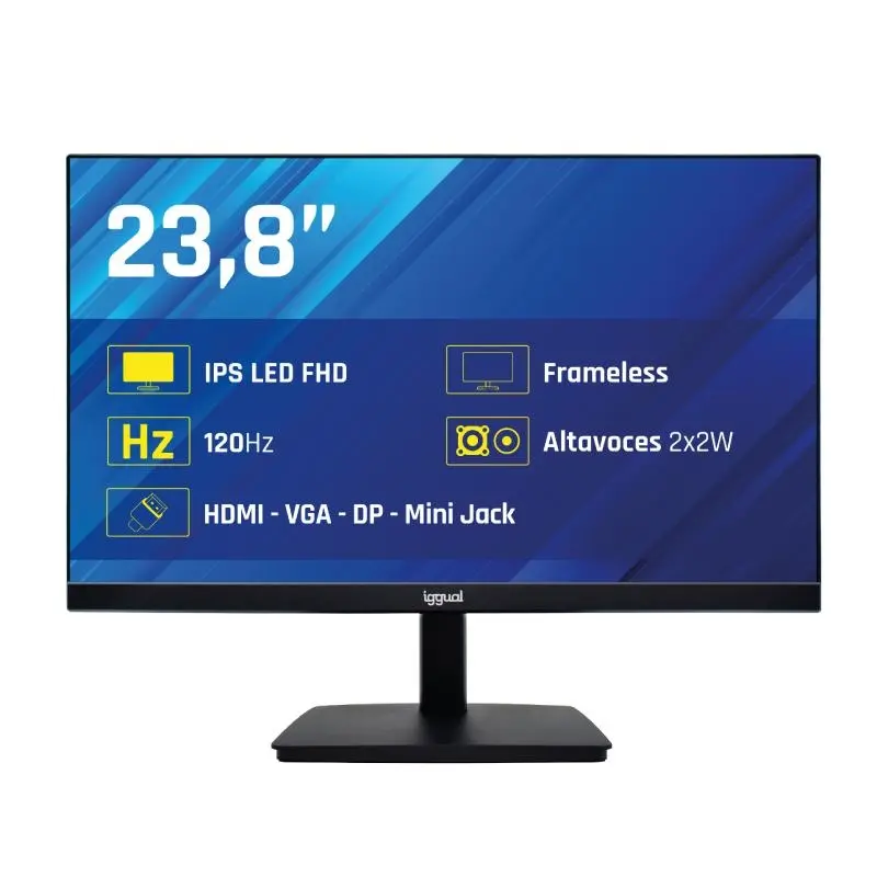 iggual Monitor 24" 120Hz 1ms VESA Mini PC