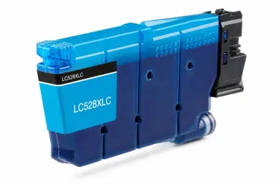 Brother LC528XL Cartucho de Tinta Pigmentada Cyan - Reemplazo LC528XLC