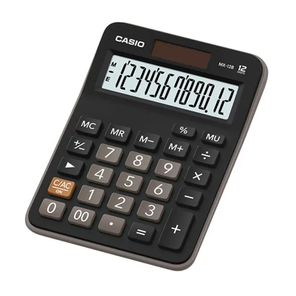 Casio Calculadora de Oficina Sobremesa 12 Dígitos Negra MX-12B