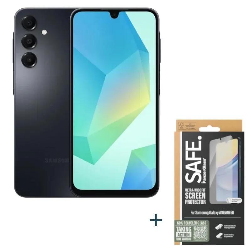 Samsung Galaxy A16 128Gb 4Gb Negro+ Protector Safe
